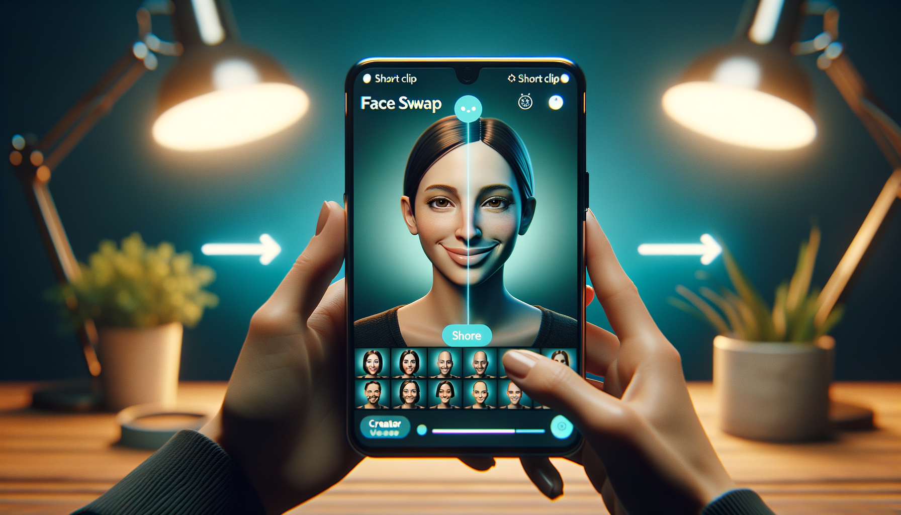 Joyfun video faceswap timeline